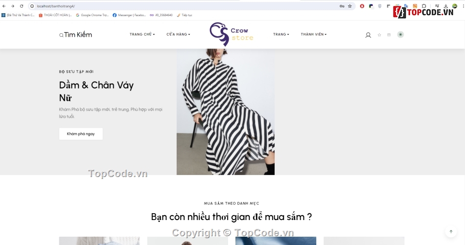 Website bán hàng,quần áo,thời trang